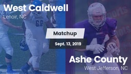 Matchup: West Caldwell vs. Ashe County  2019