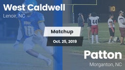 Matchup: West Caldwell vs. Patton  2019