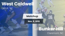 Matchup: West Caldwell vs. Bunker Hill  2019