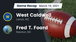 Recap: West Caldwell  vs. Fred T. Foard  2021