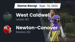 Recap: West Caldwell  vs. Newton-Conover  2022