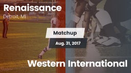 Matchup: Renaissance vs. Western International 2017