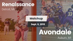 Matchup: Renaissance vs. Avondale  2019