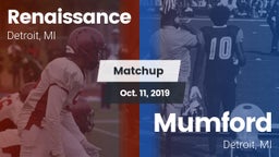 Matchup: Renaissance vs. Mumford  2019