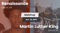 Matchup: Renaissance vs. Martin Luther King  2019
