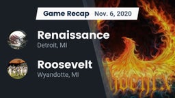Recap: Renaissance  vs. Roosevelt  2020