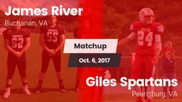 Matchup: James River vs. Giles  Spartans 2017