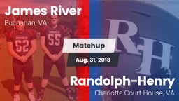 Matchup: James River vs. Randolph-Henry  2018