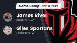 Recap: James River  vs. Giles  Spartans 2019