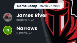 Recap: James River  vs. Narrows  2021
