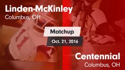 Matchup: Linden-McKinley vs. Centennial  2016