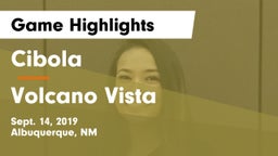 Cibola  vs Volcano Vista Game Highlights - Sept. 14, 2019