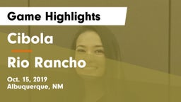 Cibola  vs Rio Rancho  Game Highlights - Oct. 15, 2019