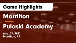 Morrilton  vs Pulaski Academy Game Highlights - Aug. 29, 2022