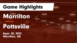 Morrilton  vs Pottsville  Game Highlights - Sept. 20, 2022