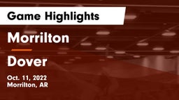 Morrilton  vs Dover  Game Highlights - Oct. 11, 2022