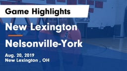 New Lexington  vs Nelsonville-York  Game Highlights - Aug. 20, 2019