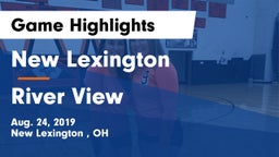 New Lexington  vs River View  Game Highlights - Aug. 24, 2019