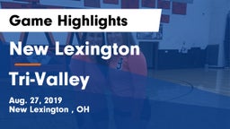 New Lexington  vs Tri-Valley  Game Highlights - Aug. 27, 2019