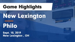 New Lexington  vs Philo  Game Highlights - Sept. 10, 2019
