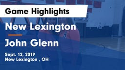 New Lexington  vs John Glenn  Game Highlights - Sept. 12, 2019