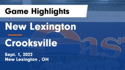 New Lexington  vs Crooksville  Game Highlights - Sept. 1, 2022