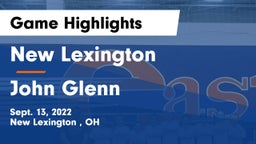 New Lexington  vs John Glenn  Game Highlights - Sept. 13, 2022