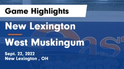 New Lexington  vs West Muskingum  Game Highlights - Sept. 22, 2022