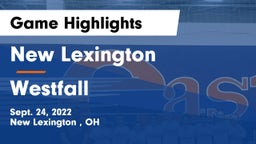 New Lexington  vs Westfall  Game Highlights - Sept. 24, 2022