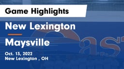 New Lexington  vs Maysville  Game Highlights - Oct. 13, 2022