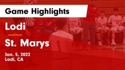 Lodi  vs St. Marys Game Highlights - Jan. 5, 2022
