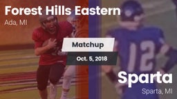 Matchup: Forest Hills Eastern vs. Sparta  2018