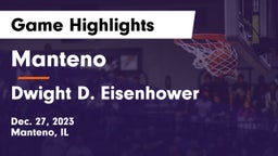 Manteno  vs Dwight D. Eisenhower  Game Highlights - Dec. 27, 2023