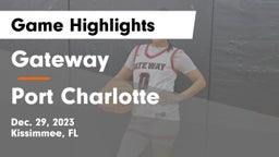 Gateway  vs Port Charlotte   Game Highlights - Dec. 29, 2023