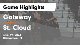 Gateway  vs St. Cloud  Game Highlights - Jan. 19, 2024