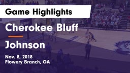 Cherokee Bluff   vs Johnson  Game Highlights - Nov. 8, 2018