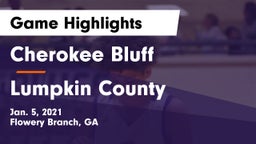 Cherokee Bluff   vs Lumpkin County  Game Highlights - Jan. 5, 2021