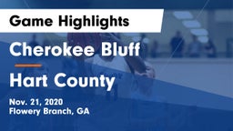 Cherokee Bluff   vs Hart County  Game Highlights - Nov. 21, 2020