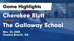 Cherokee Bluff   vs The Galloway School Game Highlights - Nov. 24, 2020