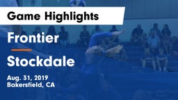 Frontier  vs Stockdale  Game Highlights - Aug. 31, 2019