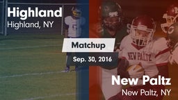 Matchup: Highland vs. New Paltz  2016