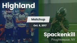 Matchup: Highland vs. Spackenkill  2017