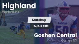 Matchup: Highland vs. Goshen Central  2019