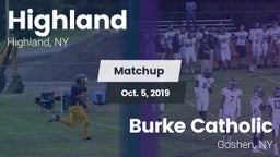 Matchup: Highland vs. Burke Catholic  2019