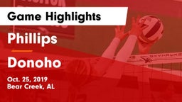 Phillips  vs Donoho Game Highlights - Oct. 25, 2019