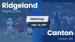 Matchup: Ridgeland vs. Canton  2017