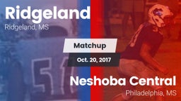 Matchup: Ridgeland vs. Neshoba Central  2017