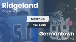 Matchup: Ridgeland vs. Germantown  2017