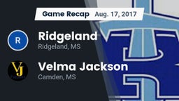 Recap: Ridgeland  vs. Velma Jackson  2017