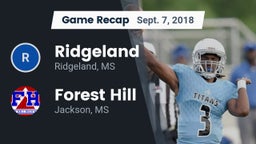 Recap: Ridgeland  vs. Forest Hill  2018
